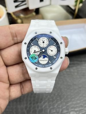Audemars Piguet white ceramic royal oak