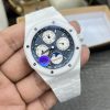 Audemars Piguet white ceramic royal oak
