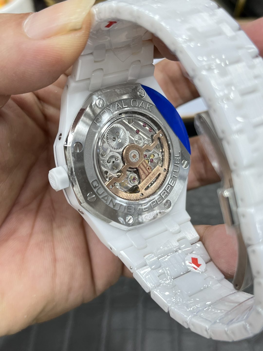 Audemars Piguet white ceramic royal oak