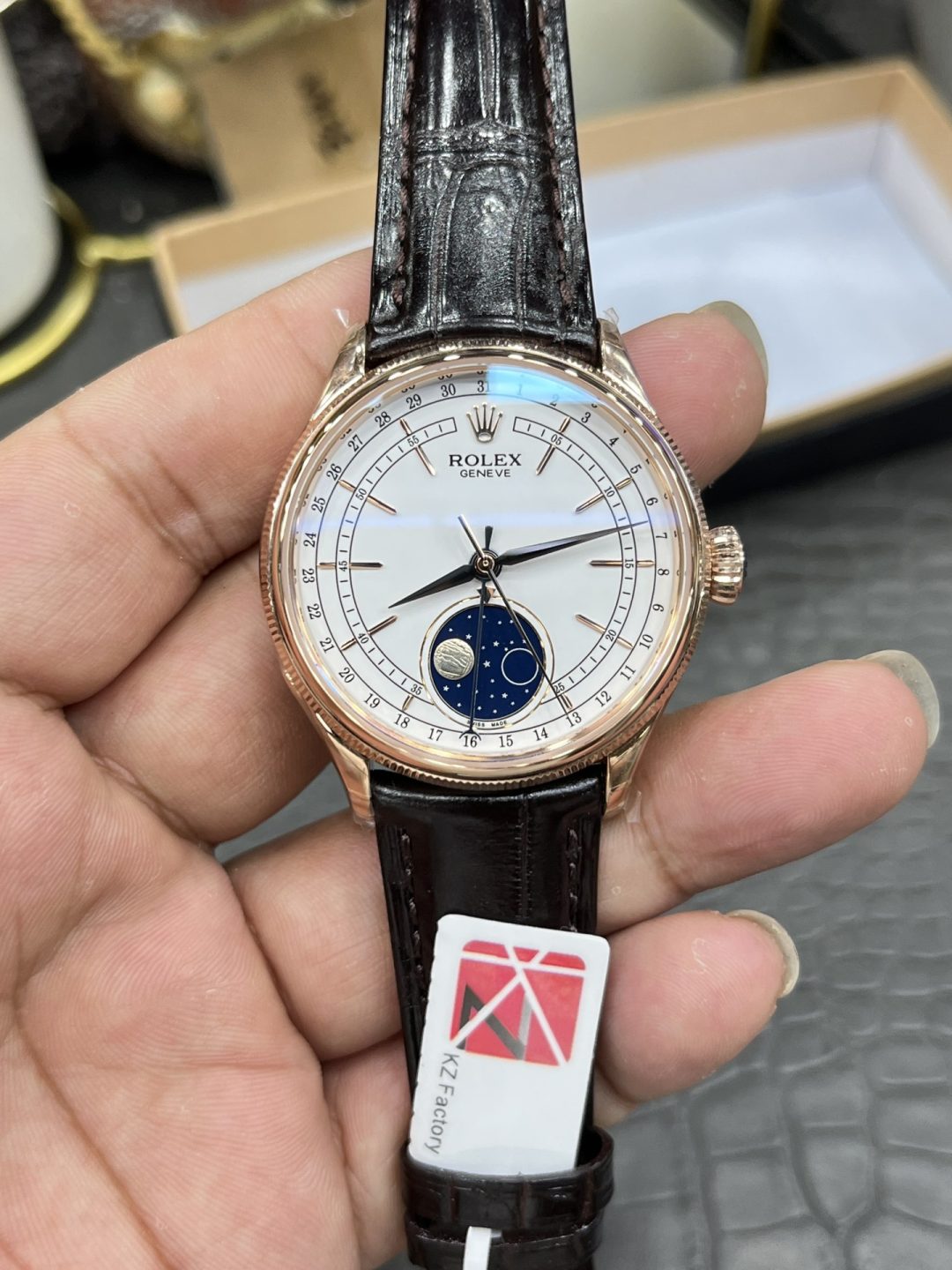 KZ Rolex Cellini Sun 458