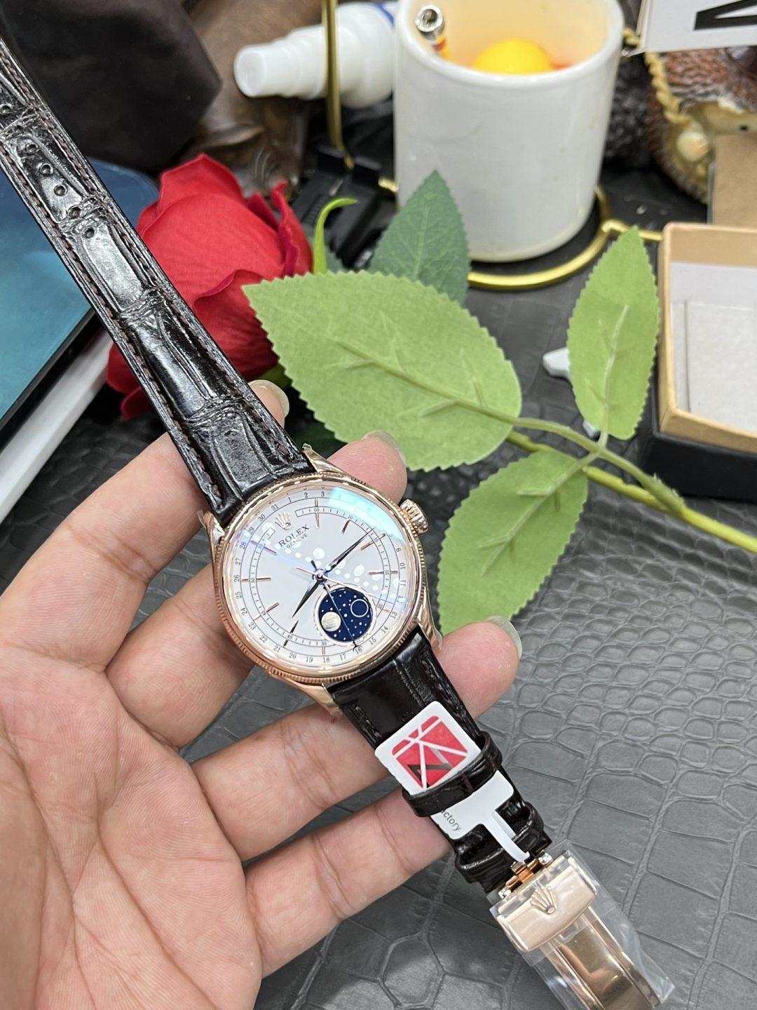 KZ Rolex Cellini Sun 458