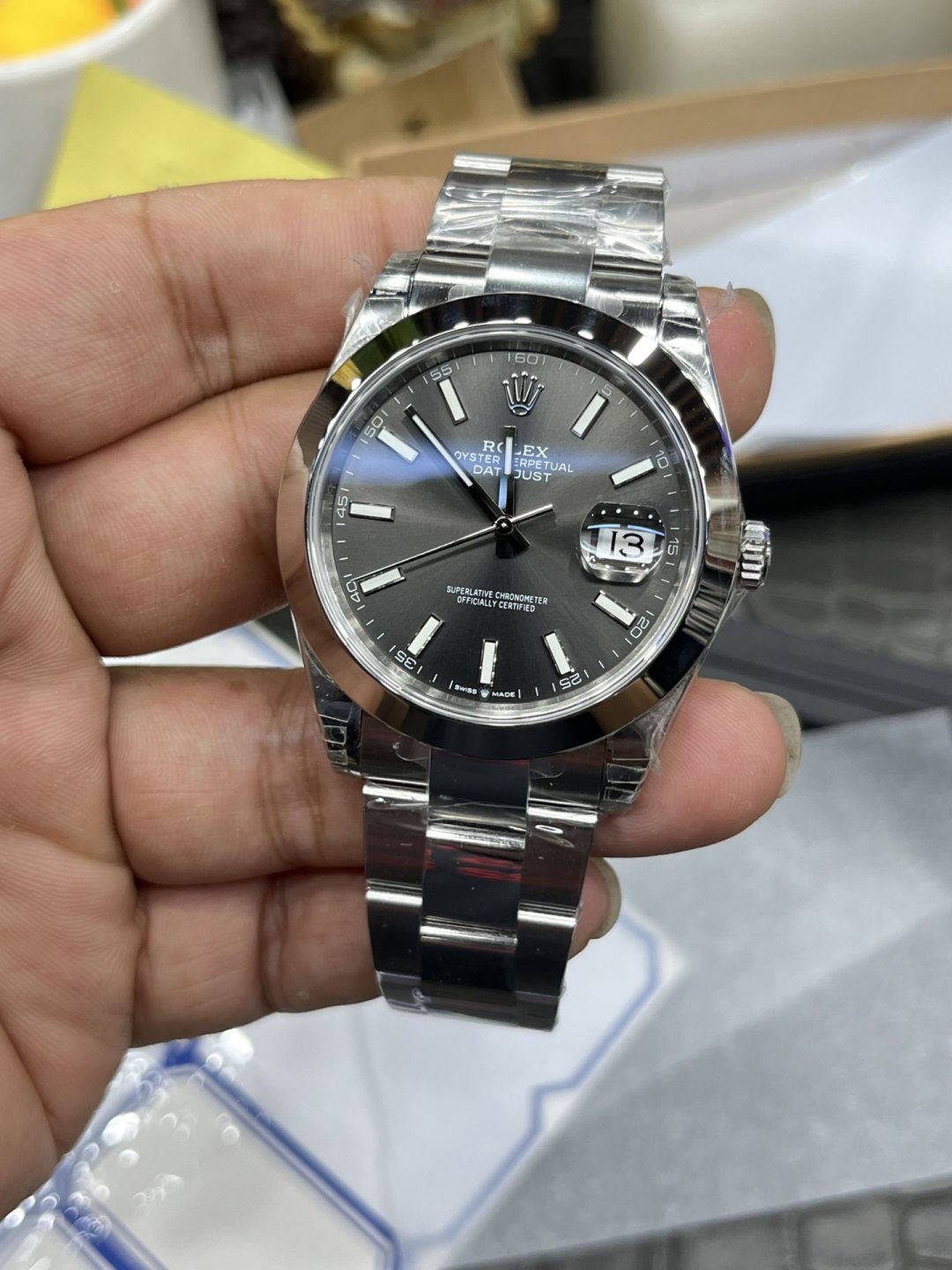 VS Rolex Datejust Grey 437