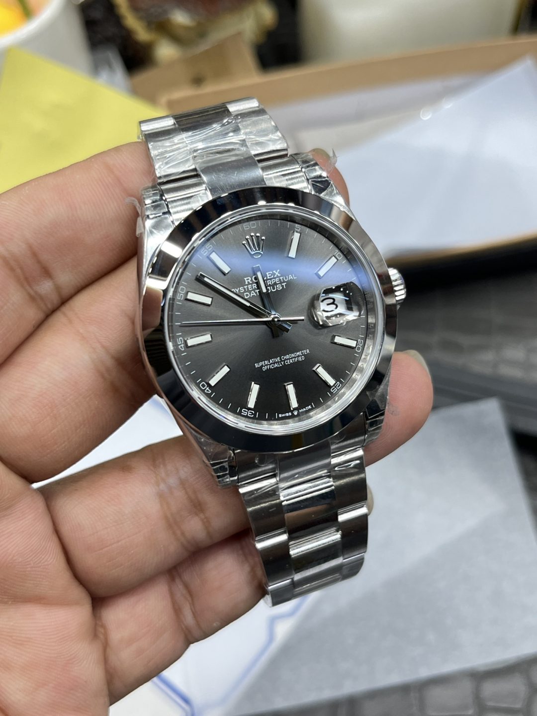 VS Rolex Datejust Grey 437