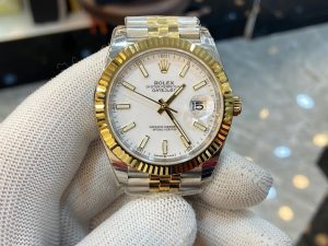 Rolex Most Beautiful White Log 41mm diameter