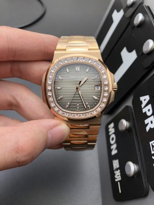 13382681647315064 PPF T diamond rose gold nautilus