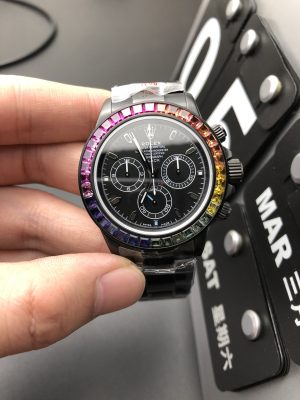 Rolex 4130 Black Steel Emperor